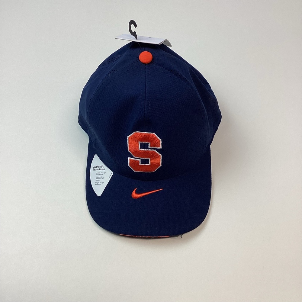 Nike Unisex Syracuse Baseball Cap Size M/L Navy and Orange NWT
